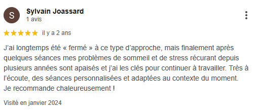 sommeil amélioré stress récurrent apaisement